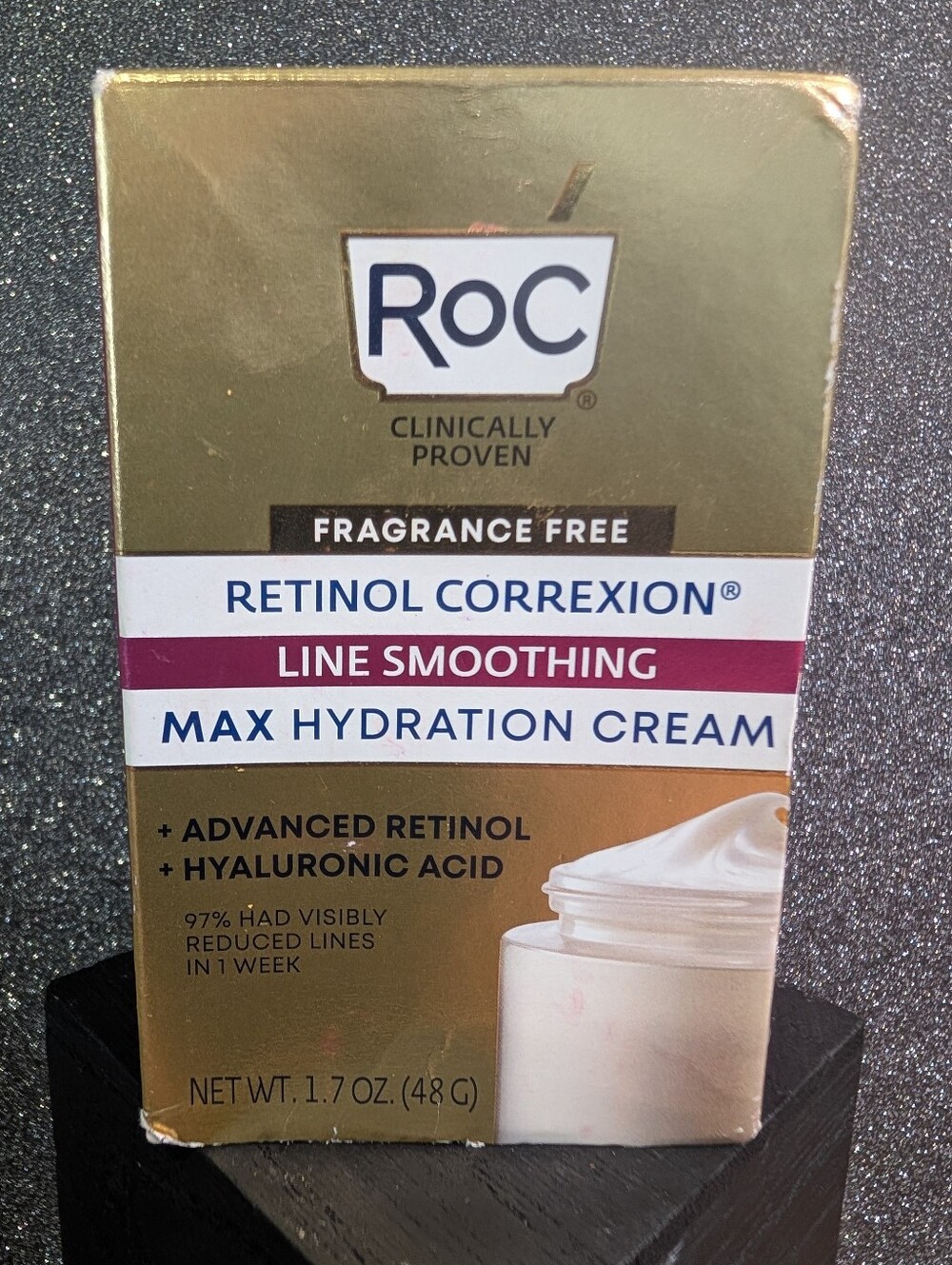 RoC Retinol Correxion Max Hydration Cream Fragrance Free 1.7 oz